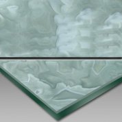 Turquoise-Glass Laminated Panel